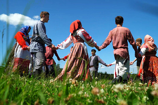 Вологодчина участвует в ежегодной акции «Культурная суббота» и показывает традиционные игры нашего края